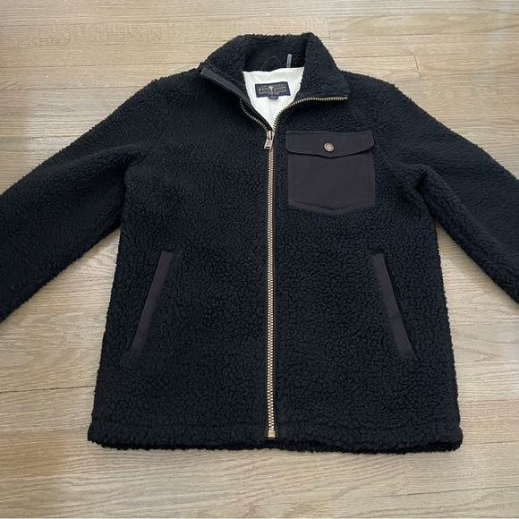 Pendleton Men's River Rock Sherpa Fleece Jacket Black Size Small - Picture 3 of 15